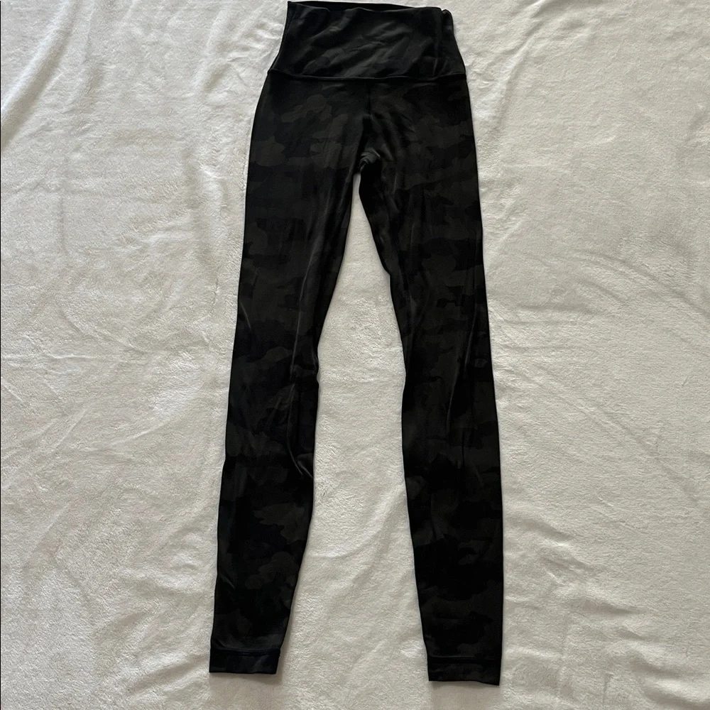 lululemon athletica Black Camo Leggings